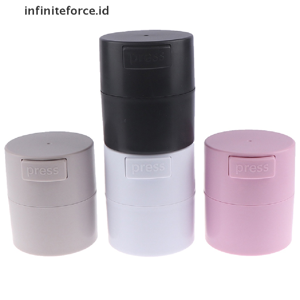 (Infiniteforce.Id) Kontainer Penyimpanan Lem Bulu Mata Bahan Karbon Aktif Matte