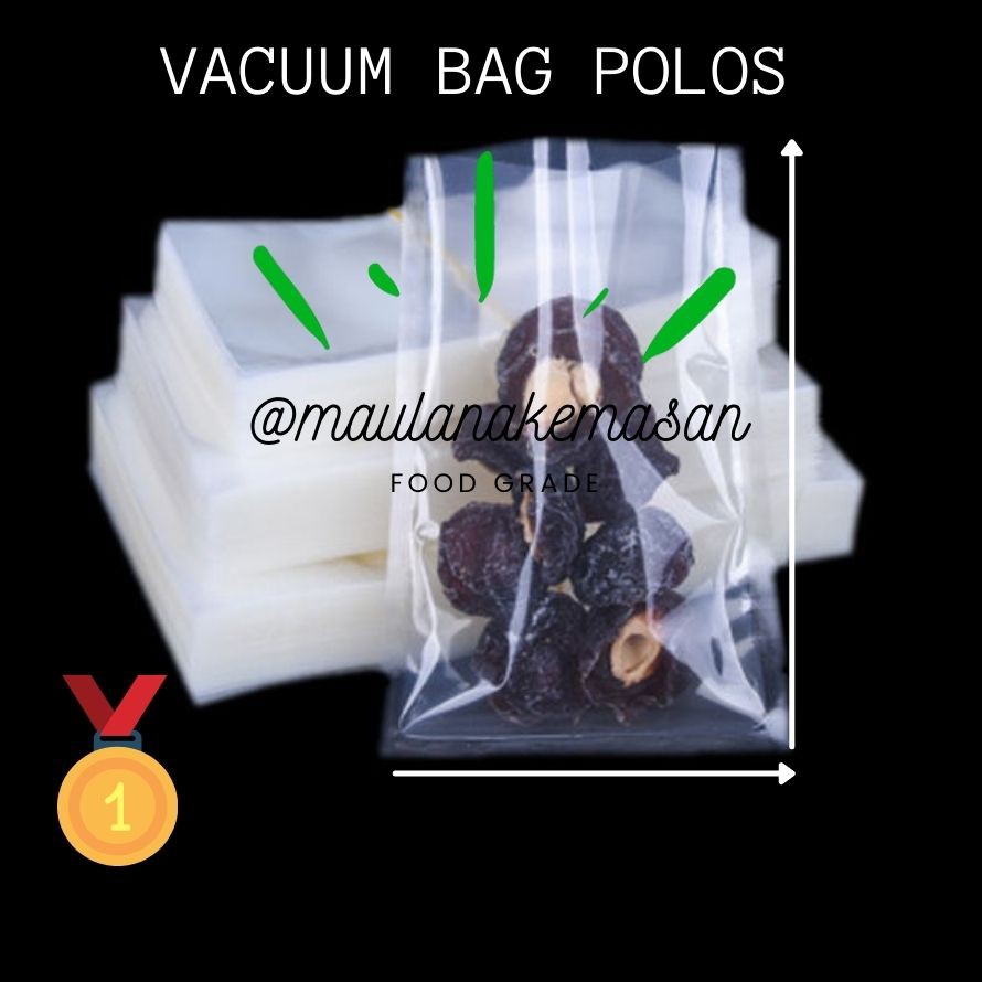 

Plastik vakum vacuum 13x36 cm 100 lembar termurah berkualitas tebal 80 mikron