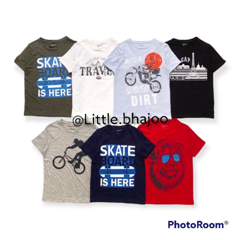 KAOS GAP KIDS ANAK LAKI UMUR 6 - 12 TAHUN