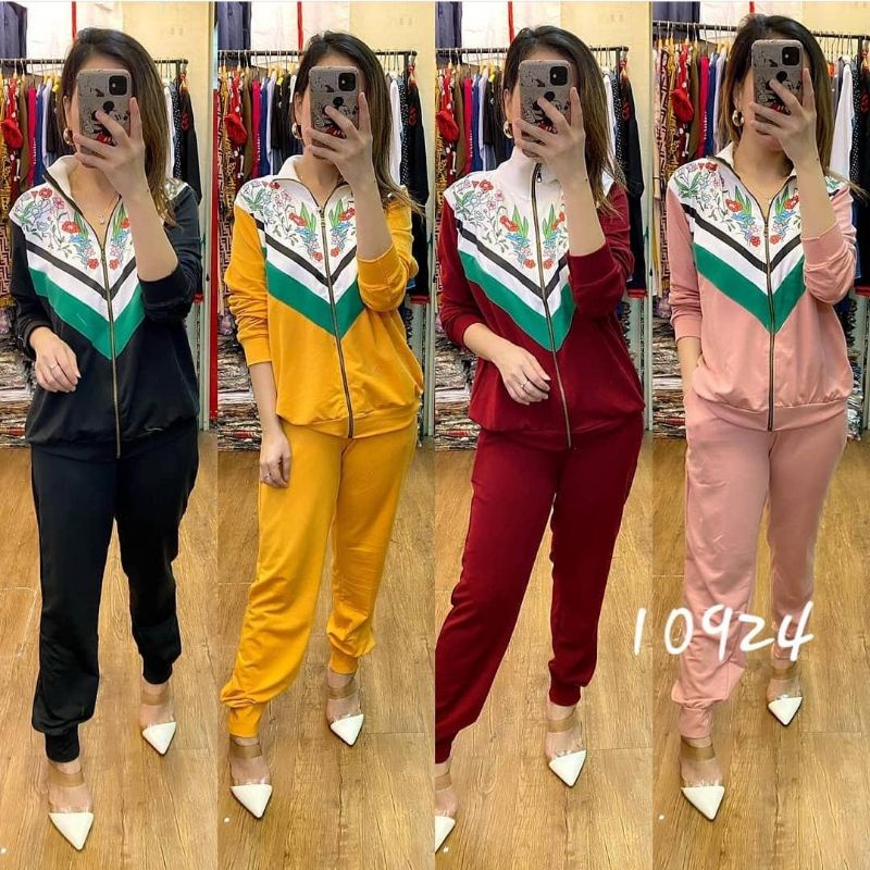 Setelan Traning Olahraga Wanita Import