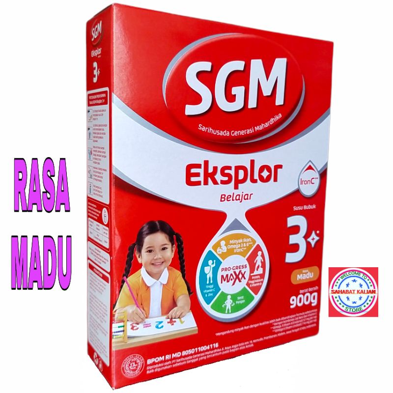 SGM EKSPLOR BELAJAR 3+ 900GRAM PER 1 BOX