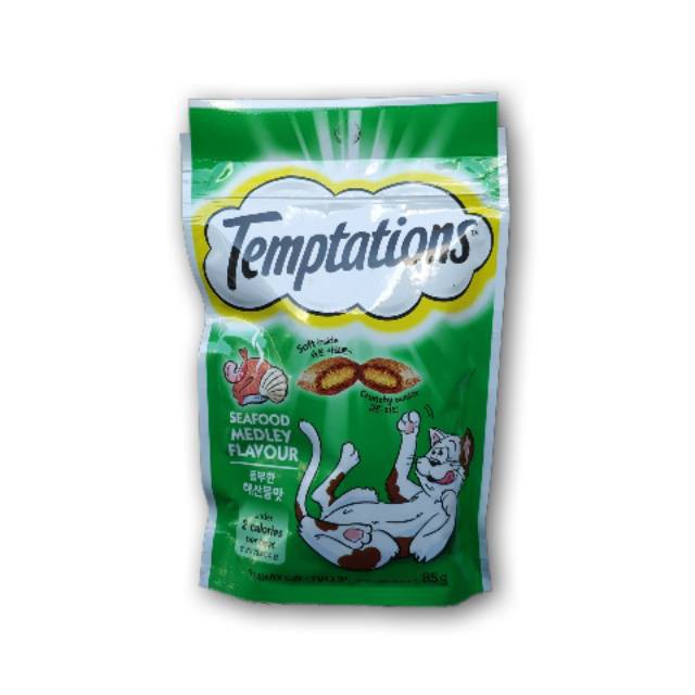 Cemilan Kucing Temptation Snack Kering Anak Kucing Murah Tempatations