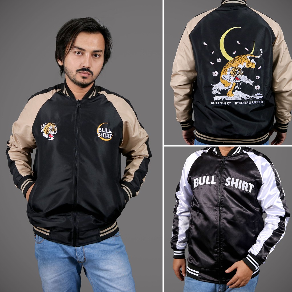 Sukajan Bullshirt Jacket | Jaket Sukajan Tiger Original Distro