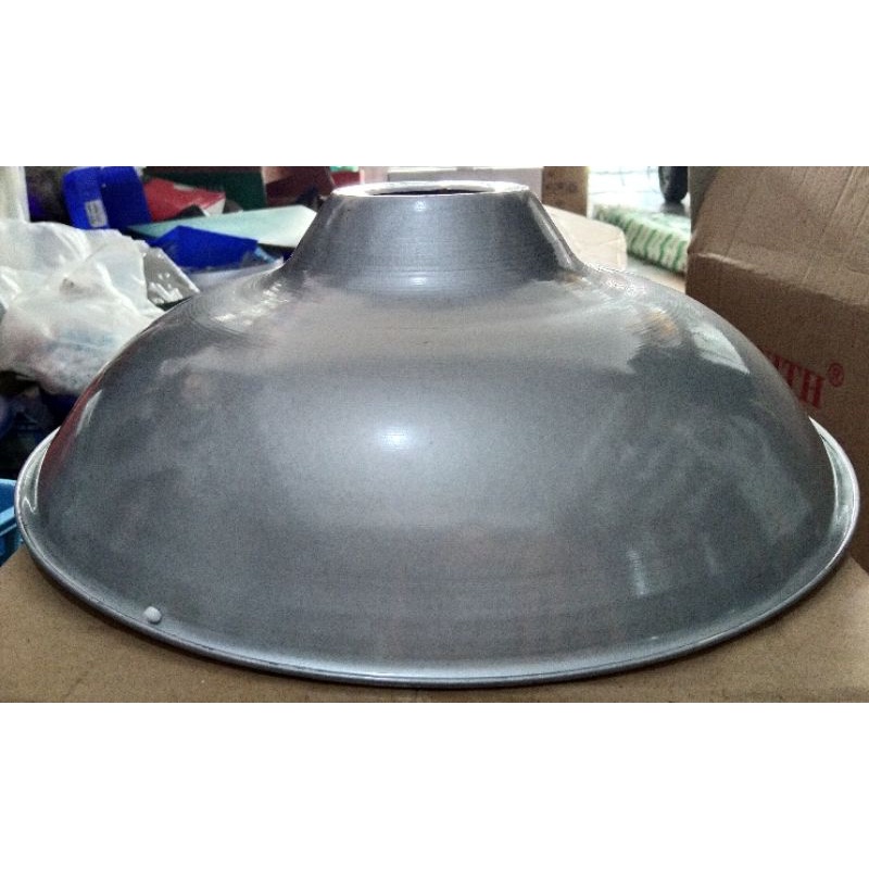 Kap Lampu SILVER E27 (diameter 30cm) + Fiting Gantung WD E27