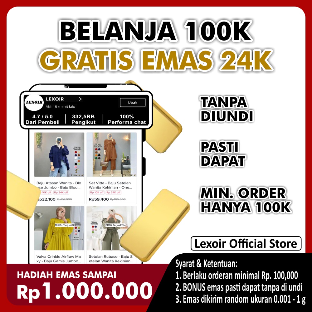 Mutia Tunik Crinkle Airflow / Tunik Muslim / Tunik Wanita / Marsi Tunik / Lexoir-1