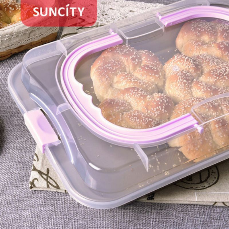 suncity CARRY GO baking pan /bakeware / loyang persegi tanpa sambungan dengan tutup