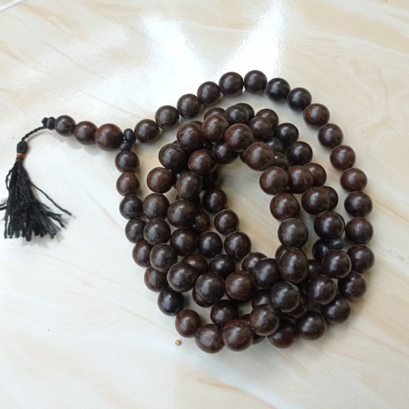 tasbih 99 biji buah gebang/ kaoka indun puyuan