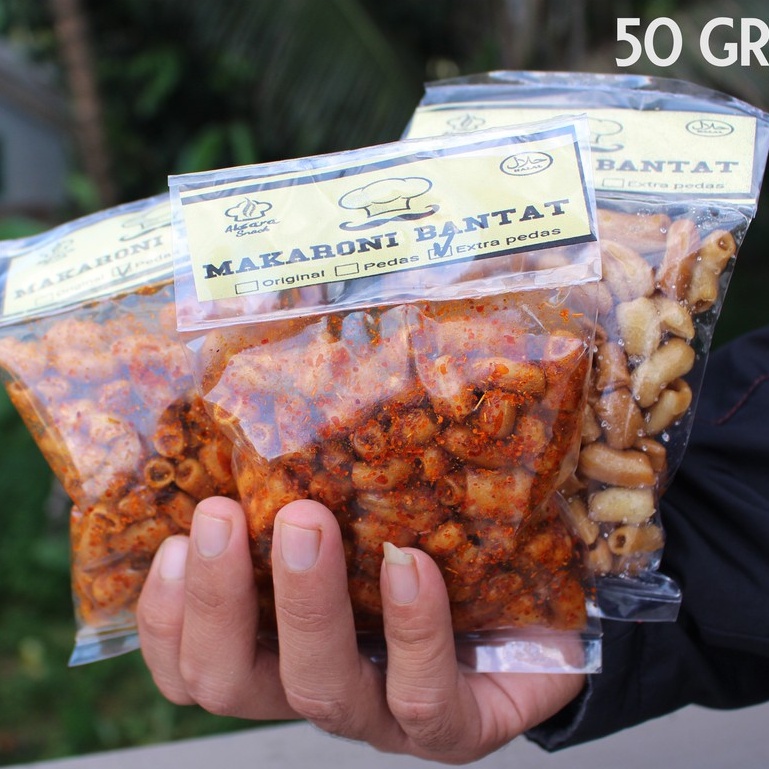 (TERMURAH) MAKARONI BANTET-BANTAT,KRIWIL&amp;KERANG 50g MAKANAN ENAK RINGAN KEKINIAN KHAS TASIKMALAYA