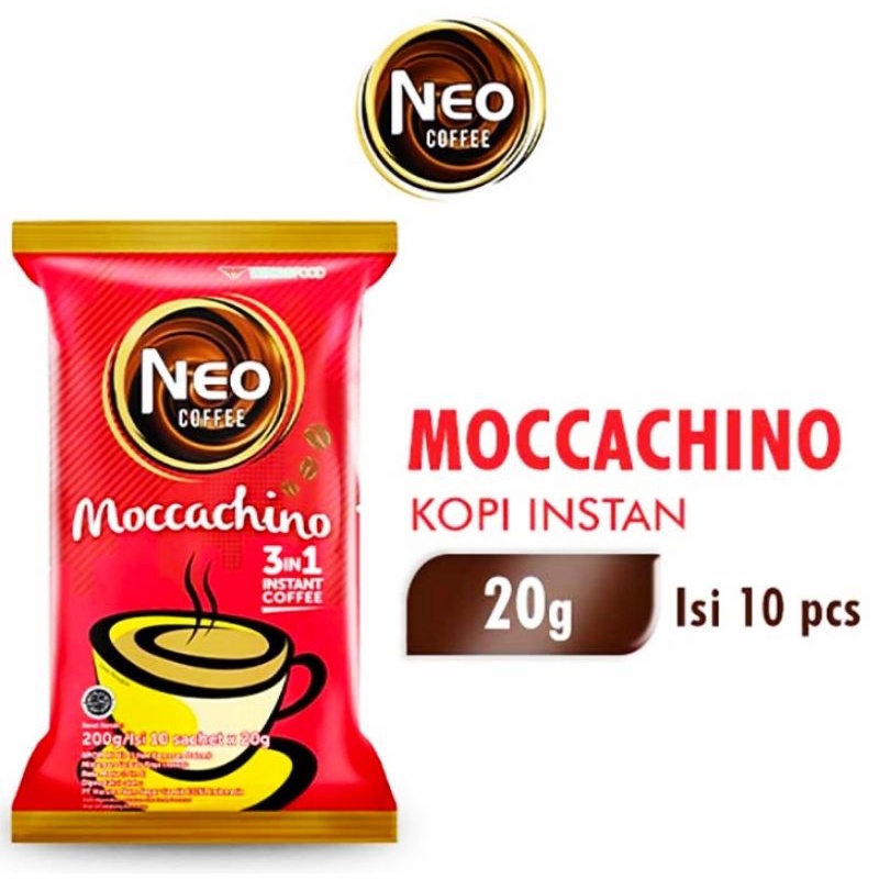 

NEO Coffee Moccachino 3 IN 1 Instan Coffee 6+(gratis 3) Scht x20g