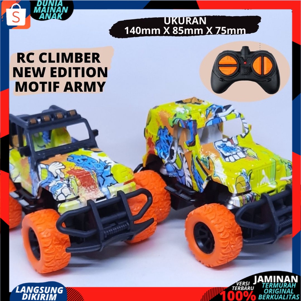 Mainan Mobil Remot Kontrol / RC Rock Crawler Mobil Remote Kontrol Jeep Off Road Mini Climber Car