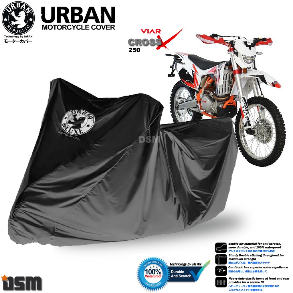 Urban / Cover Motor Viar Cross x 100% Waterproof / Aksesoris Motor Cross x / DSM