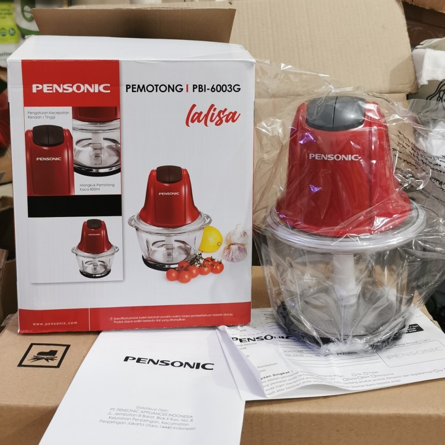 Meat Chopper / Penggiling Daging Electric PENSONIC PBI-6003G Original