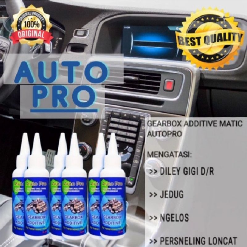 ADITIF MATIC AUTOPRO  Gearbox Additive 75ml CAIRAN ADITIF PELUMAS GEARBOX MATIC AUTO PRO untuk Matic ngelos, lemot , delay, Jedug