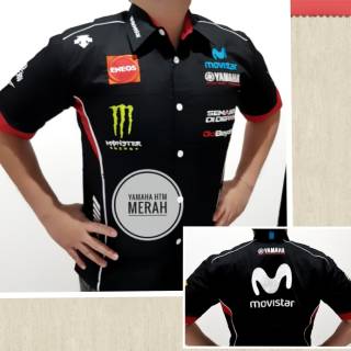 Seragam Otomotif Yamaha  Baju  Komunitas Moto GP Kemeja  