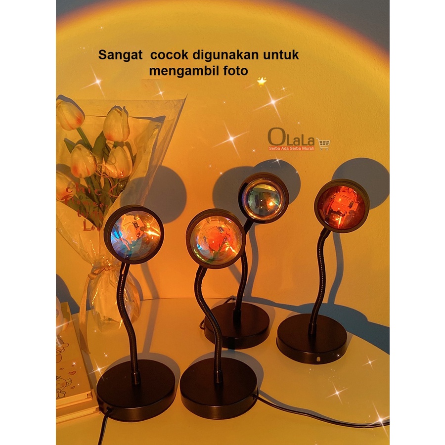 LAMPU SUNSET LED BACKGROUND OLL-RLD3