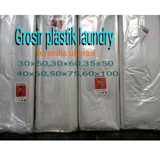  PLASTIK  LAUNDRY KILOAN  45X100 40X60 35X50 AWET 