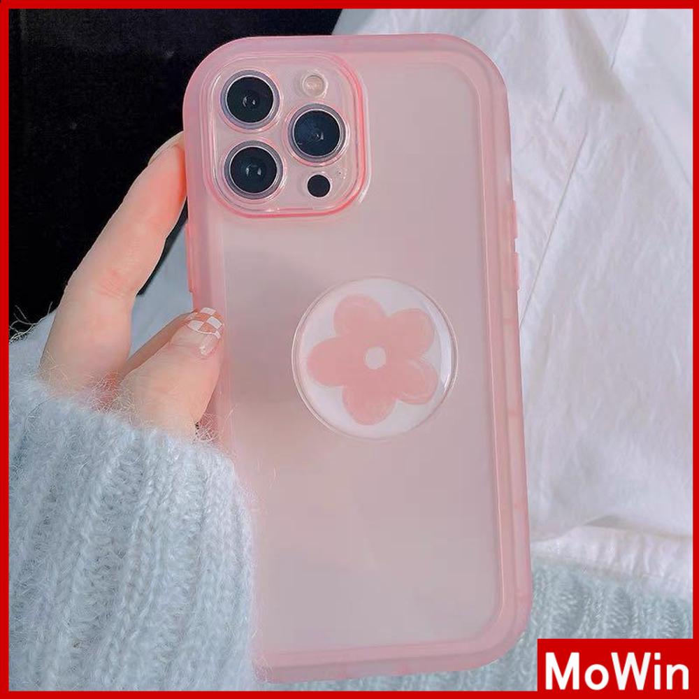 iPhone Case with Grip Cute Folding Stand Clear Case Soft Case TPU Airbag Shockproof Protection Camera Candy Color Compatible For iPhone 14 Pro Max 14 Plus 13 Pro Max 12 11 XR 7Plus