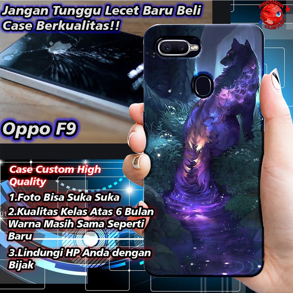 Case Custom Oppo F9 Kualitas High Grade Gambar Sendiri / Luxury Glass Case Oppo F9 / Softcase Oppo F