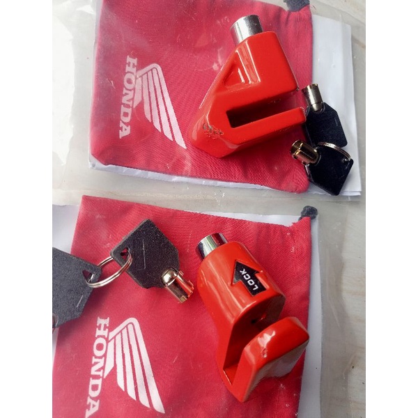 kunci gembok cakram honda original minus cat nglupas-2