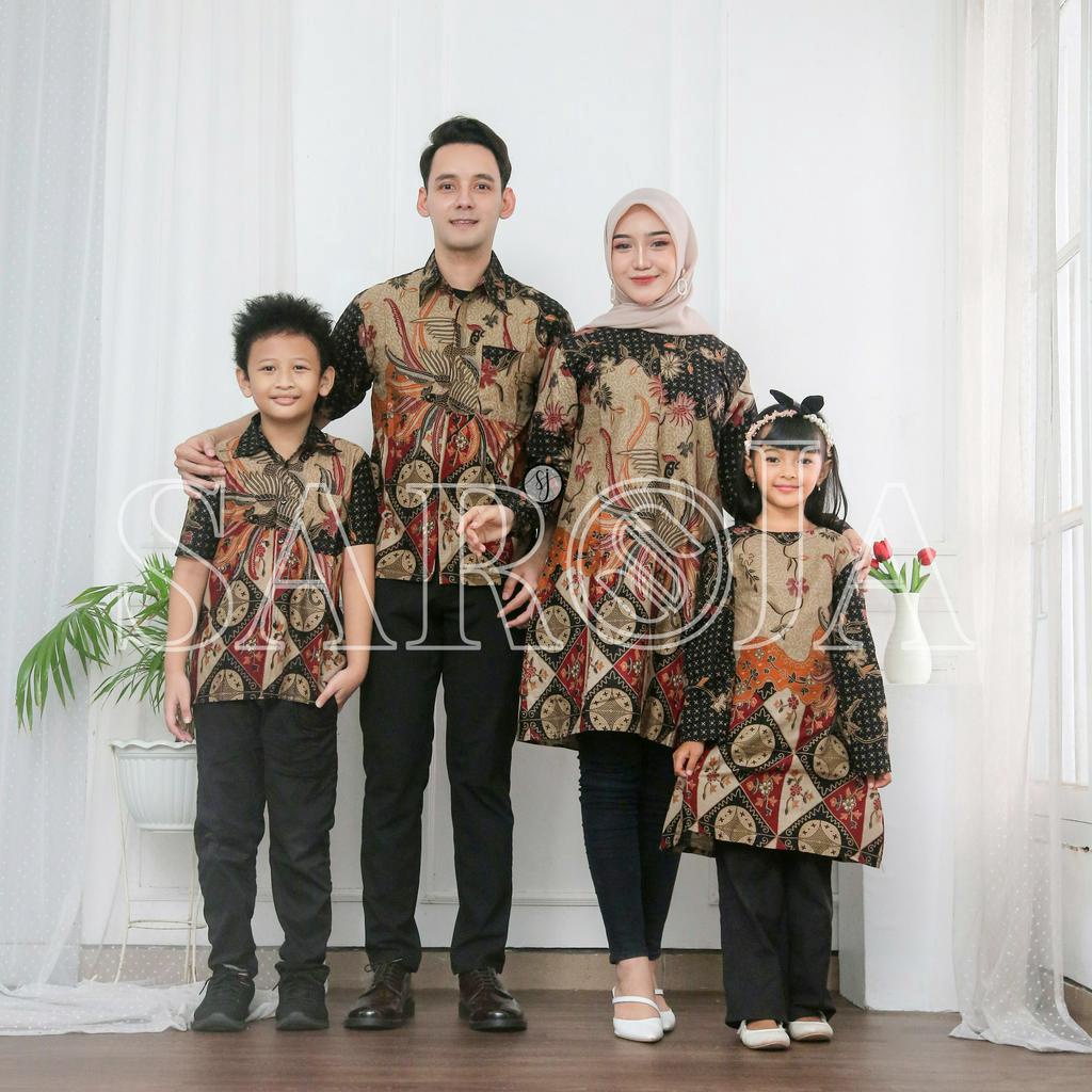 Saroja | Couple Batik Tunik Alisa Hitam