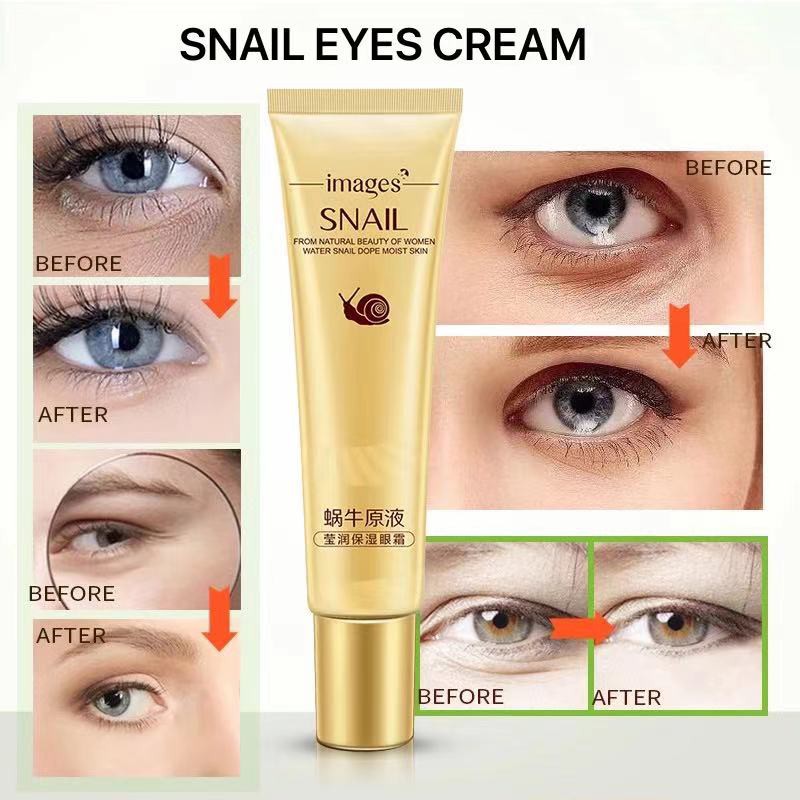 Snail Eye Cream penghilang kerut mata Wrinkle Cream Rejuvenation Aging Eye Firming Essence