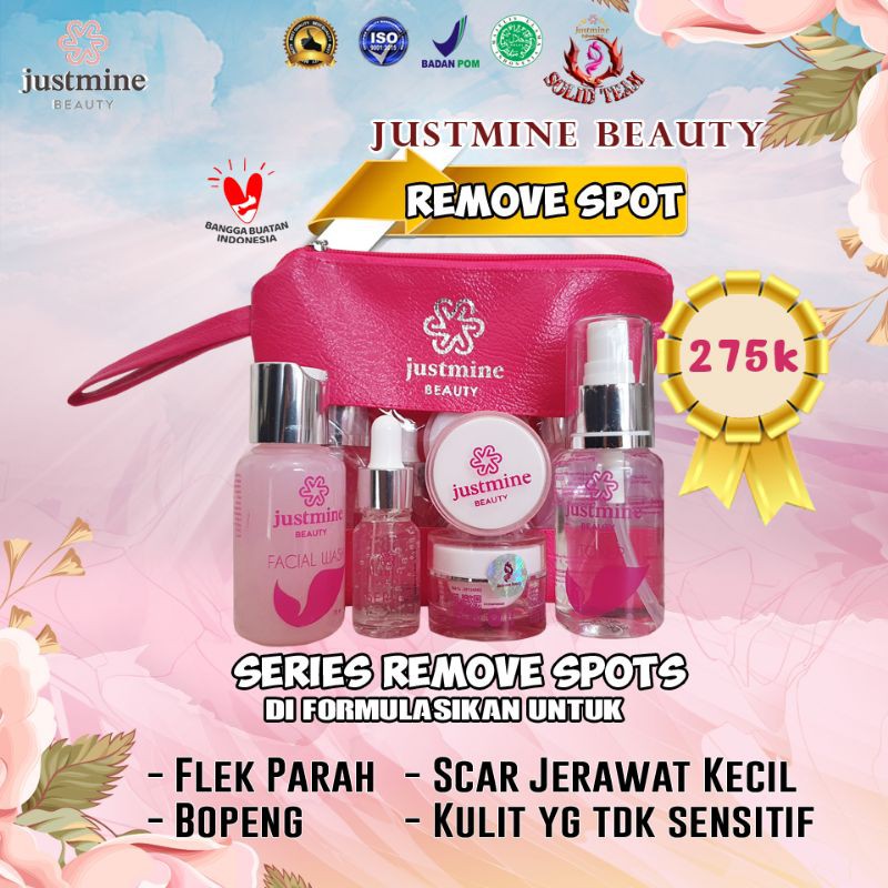 JUSTMINE GLOW JELLY ACNE MORE REMOVE SPOT ULTIMA COD SKINCARE BPOM-REMOVE SPOT