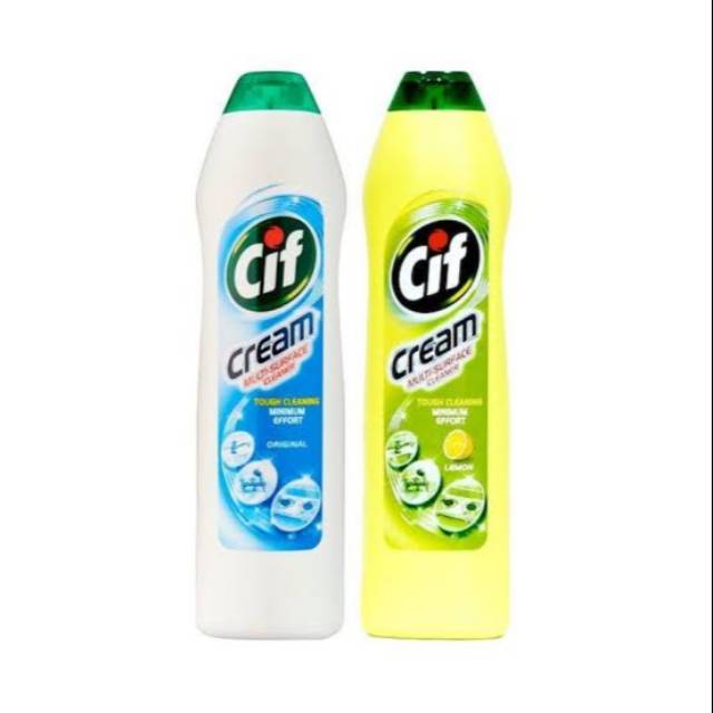 CIF Cream Pembersih serbaguna Original / Lemon 500ml