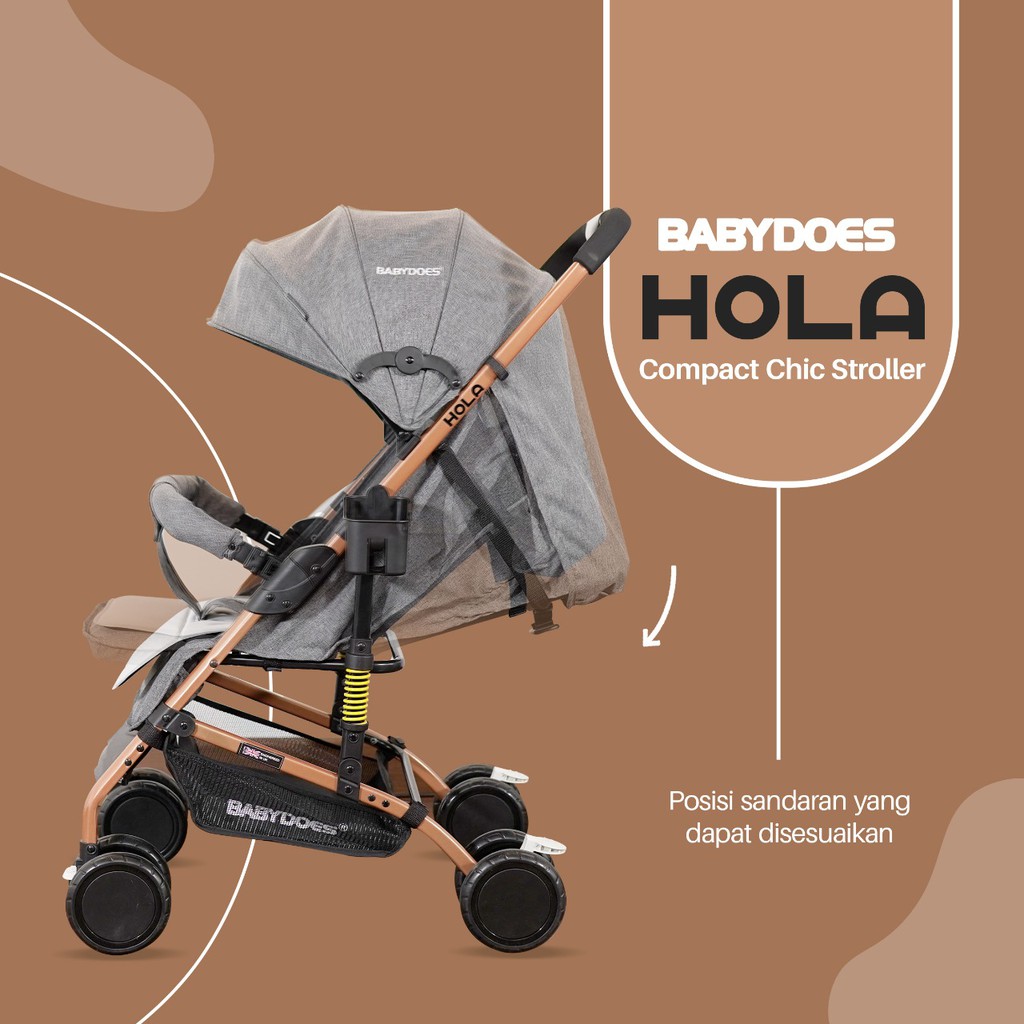 Babydoes HOLA Stroller/Kereta Dorong bayi