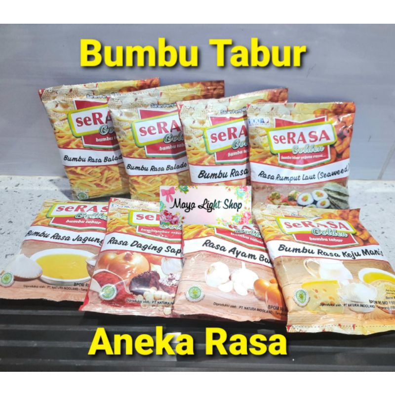 

Bumbu tabur shihlin makaroni keripik hot balado seaweed barbeque seasoning powder jagung bakar bubuk