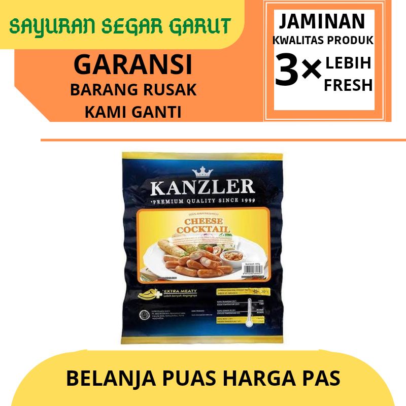 

Kanzler Cheese Cocktail Sosis Ayam 500gr by Sayuran Segar Garut