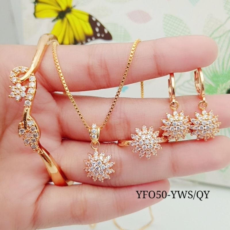 set perhiasan xuping lapis emas terlaris