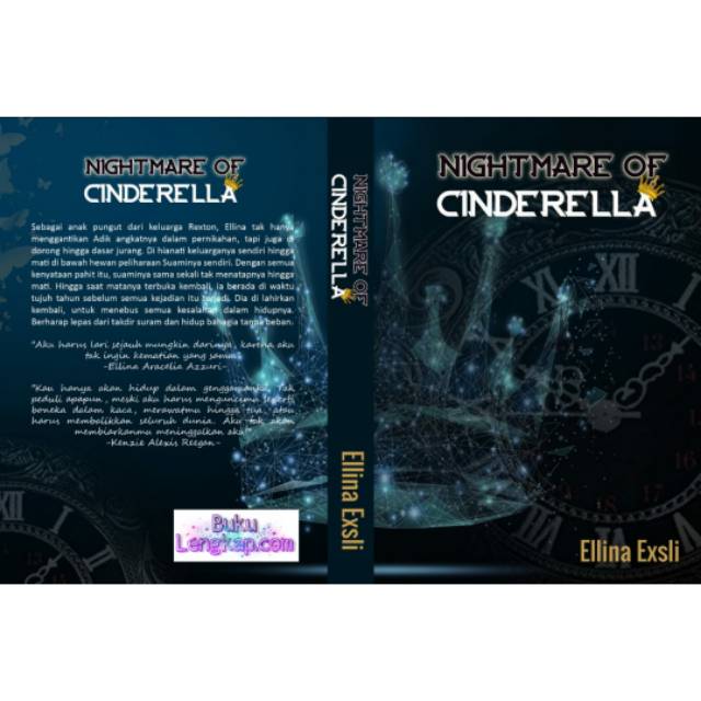 buku novel Nightmare of cinderella - Ellina Exsli orginal