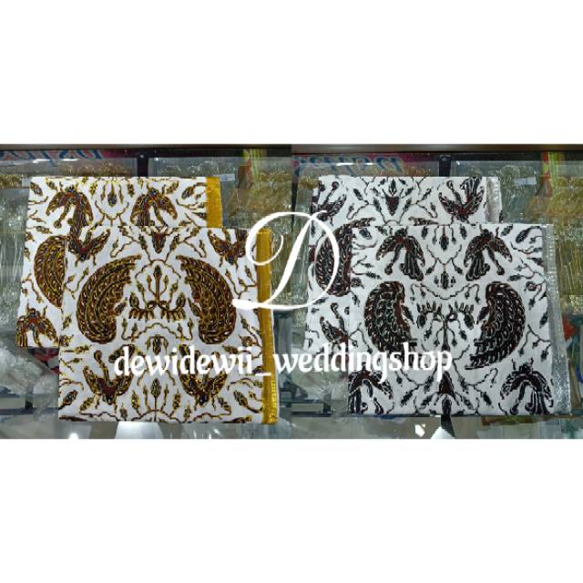 Set Jarik dan Blangkon Pengantin, Sido Asih Cilik - Silver