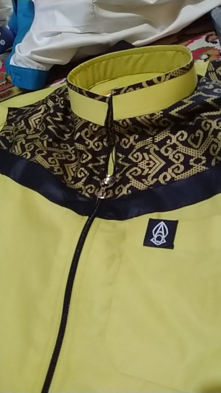 Gamis Atqiya Batik 1 / Gamis Pria / Gamis Azzam / Gamis Manset / Jubah Murah