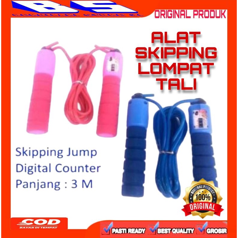 [BS] ALAT SKIPPING LOMPAT TALI DENGAN COUNTER JUMP ROPE