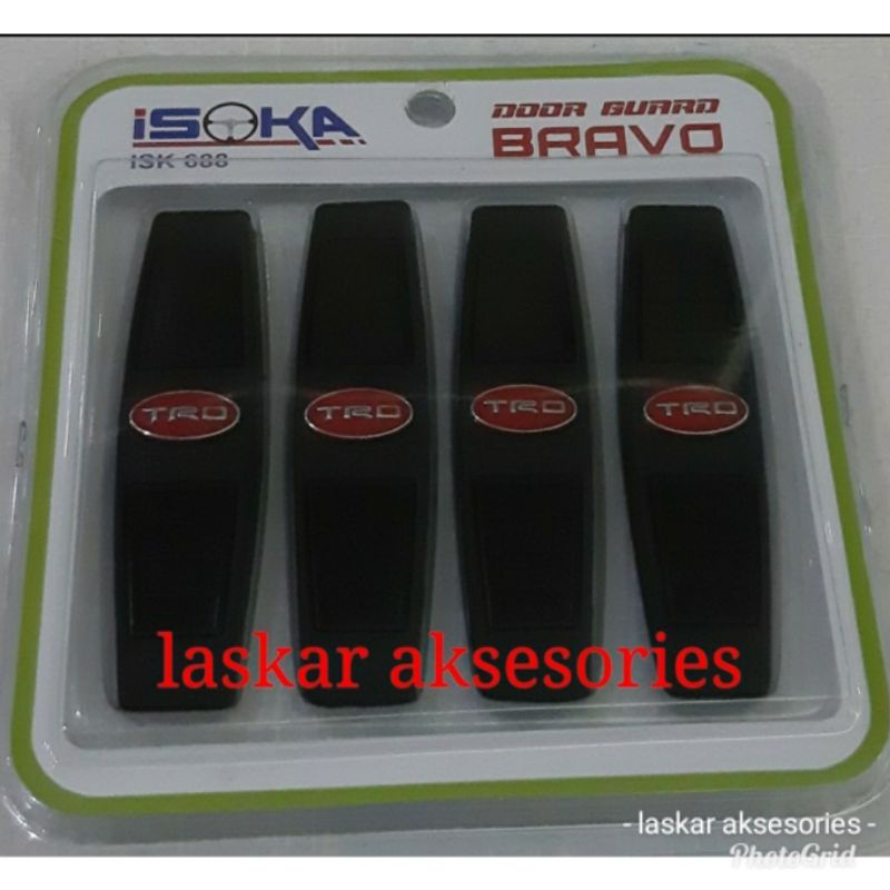door guard / karet pelindung pintu mobil toyota avanza new / vvti logo trd