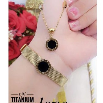 Titanium kalung gelang wanita s211