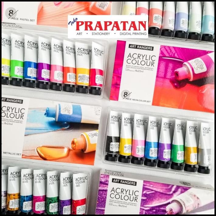 

Cat Akrilik / Art Rangers Acrylic Colour Pastel Set 8 Colors 22 Ml