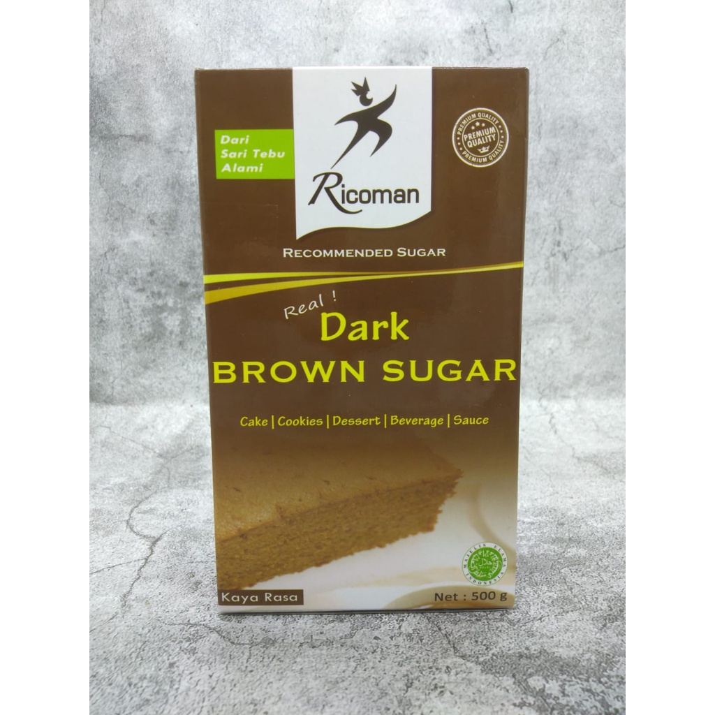 

RICOMAN BROWN SUGAR 500GR ( DARK BROWN & LIGHT BROWN)