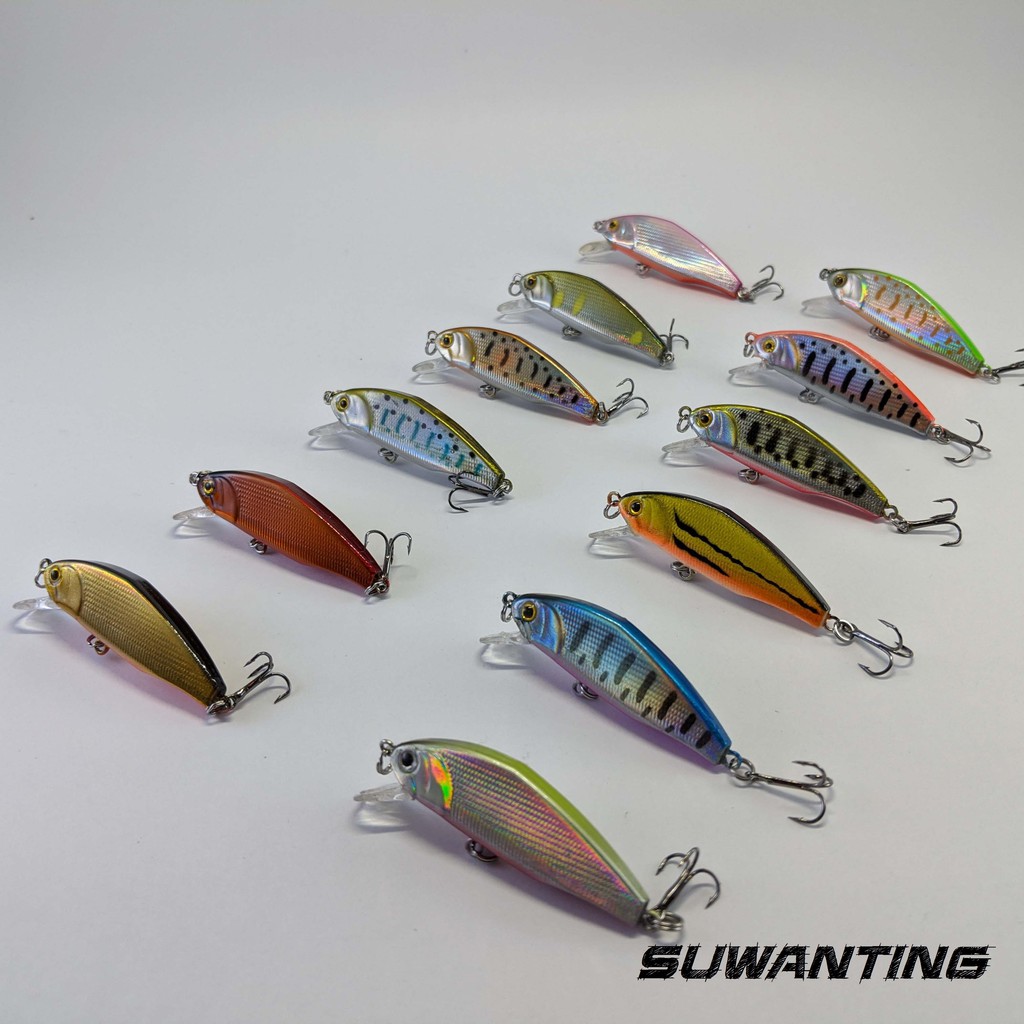 Umpan Lure Minnow 44mm Wobbler Sinking Good Action