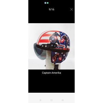 Helm anak Sincan SNI lucu