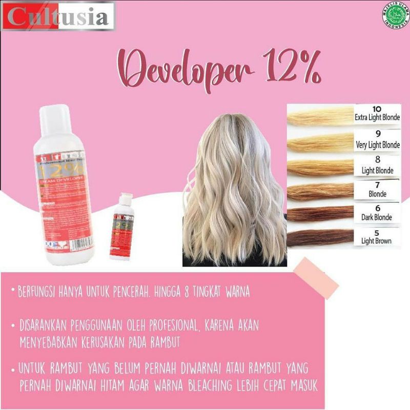 Cultusia Hair Color Cream Developer 12 % 100 ML