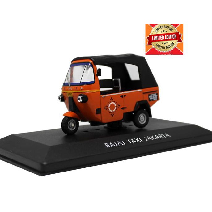 Bajaj Diecast Jakarta / Diecast miniature, IXO model skala 1/43