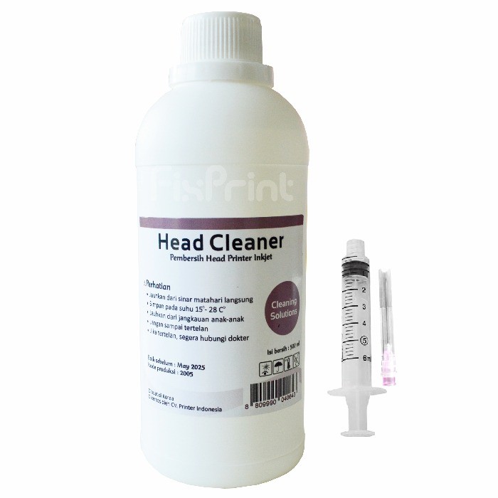 Head Cleaner Printer Canon Epson HP Pembersih Head Cartridge 500ml