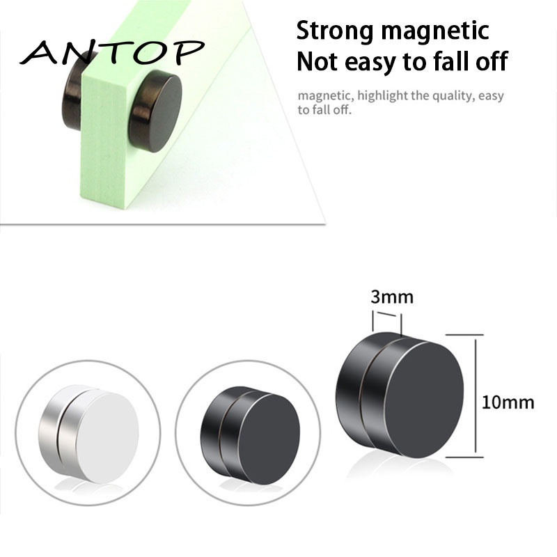 1 Pcs Versi Korea Anting Magnetik Pria Dan Wanita Non-Berlubang Magnet Mahasiswa Anting-Anting Palsu ANTOP