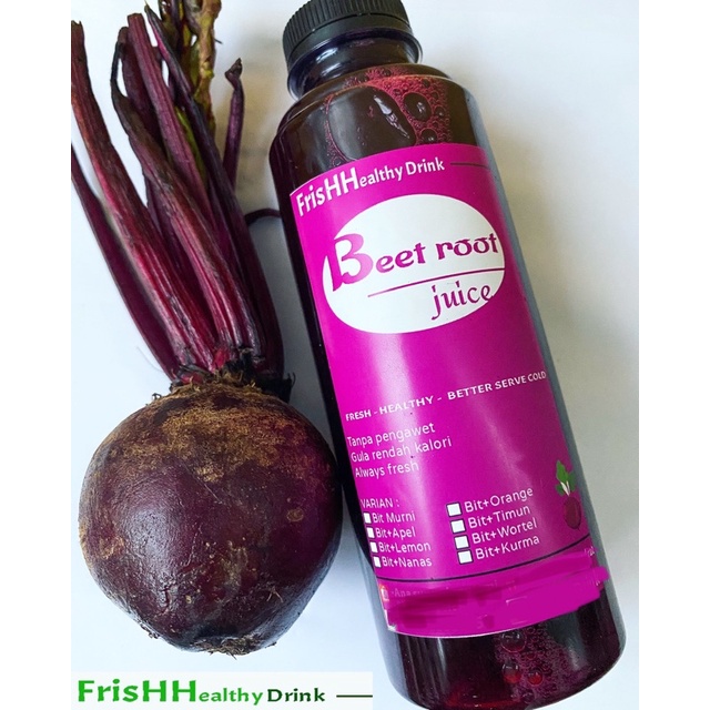 

JUS Buah Bit Fresh 250ml - Beetroot (Khusus Surabaya, Sidoarjo dan Gresik) via Gojek Instant dan Sameday