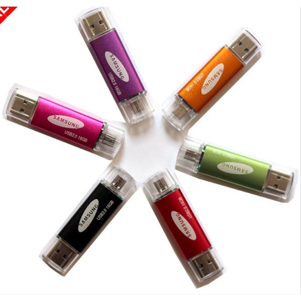 Original Flashdisk Samsung + OTG 8GB, 16GB dan 32 GB