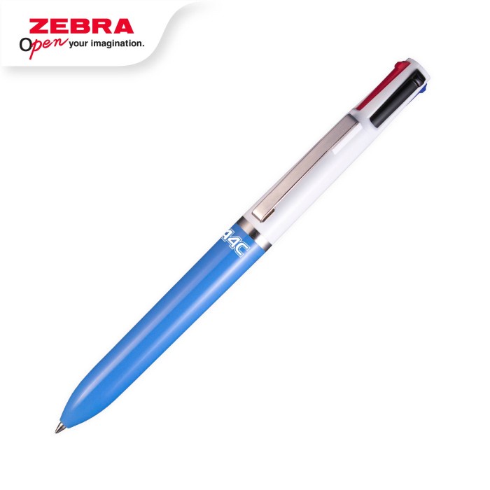 

MURAH ZEBRA A-4C MULTIFUNCTION BALLPEN 4 warna Dalam Satu Pulpen (SATUAN) - Biru