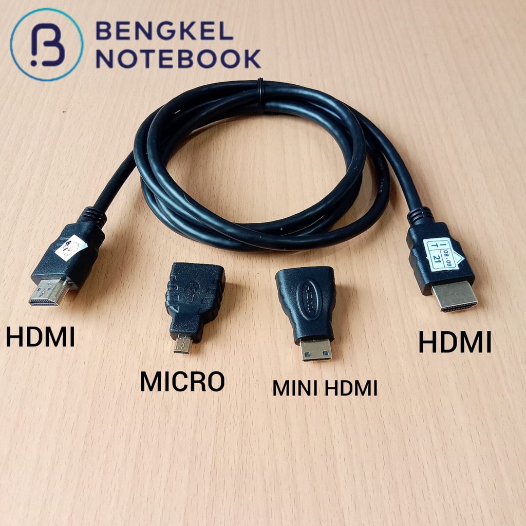 Kabel HDMI to Micro Mini HDMI Converter 3 IN 1