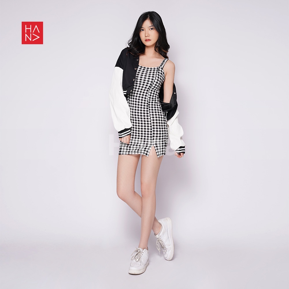 Hana Fashion - Audy Mini Dress Wanita Gaya Korea / Dress Wanita Casual - OP178